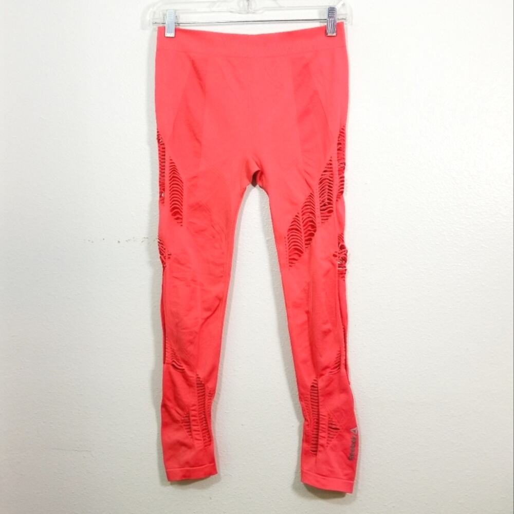 Reebok D slash cutout leggings PINK S